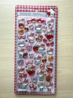 【正規品】　ボンボンドロップシール　サンリオ　第二弾　ハローキティ　赤　ボンドロ