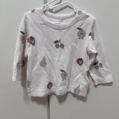 gelato pique フルーツ柄長袖Tシャツ 70cm-80cm