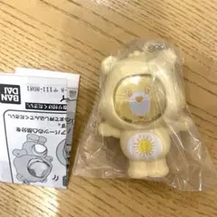 ケアベア　フォトフレームマスコット　黄色　ファンシャインベア
