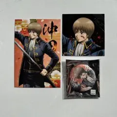 銀魂 沖田総悟 吉原大炎上 ポストカード 特典 缶バッジ