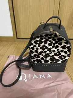 DIANA ダイアナ ヒョウ柄 レオパート柄 リュック - メルカリ