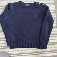 Polo by Ralph Lauren ネイビーセーター 6サイズ