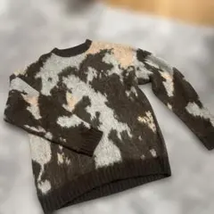 AZUL by MOUSSY カモフラージュセーター M