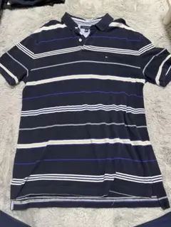 Tommy Hilfiger 半袖ポロシャツ XL ネイビー