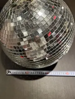 美品◆当時物ディスコ◆大型ミラーボール約40cm◆新品　回転モーター付き 美品◇当時物ディスコ◇大型ミラーボール約40cm◇新品 回転モーター