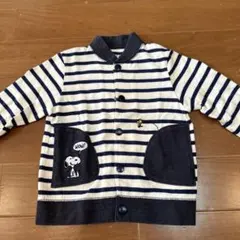 キッズ【PEANUTS】スヌーピー ストライプ トップス/ 100