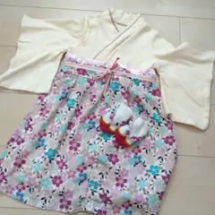 SweetMommy　袴ロンパース90cm　靴下セット