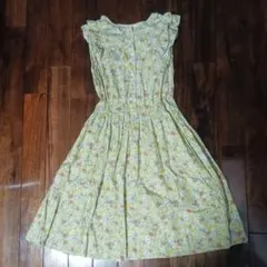 女の子　160cm　ノースリーブワンピース　組曲　KUMIKYOKU　中古