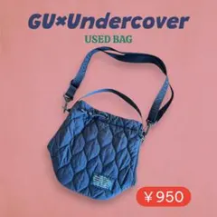 GU×Undercover ショルダーバッグ ダークブルー