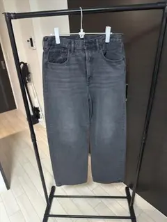 GUデニムバギースラックス31