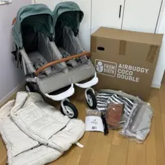 AIRBUGGY　エアバギー　ココダブル　フロムバースEX　クローバー