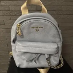 MICHAEL KORS マイケルコース　ライトブルー ミニバックパックリュック