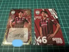 2026 ヴィッセル神戸 伊藤 湊太選手46オンサイトカードN·SR