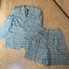 Gentian 青系チェック セットアップ