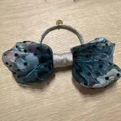 fafa お花入りヘアゴム　チュール　リボン