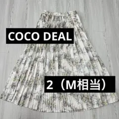 【COCO DEAL】ココディール 花柄 プリーツ ロングスカート Mサイズのサムネイル