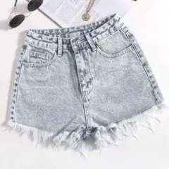 shein デニム　ショートパンツ