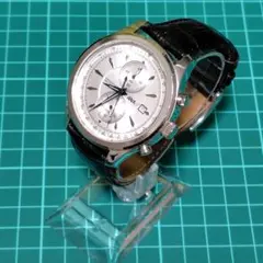 限定品 稼働⭐️ANA 全日空 腕時計 クロノグラフ デート シルバー 