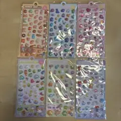 ぷくぷくシール カラフル ドロップシール 大量 かわいい シール交換 平成