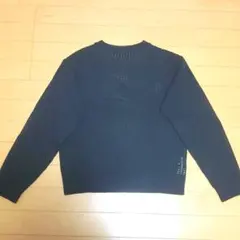 無印良品 洗えるメッシュクルーネックセーター 黒 レディース Mサイズ