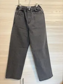 greenlabel relaxingキッズ140デニム長ズボン グレー未使用品のサムネイル