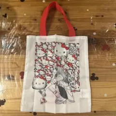 伊藤潤二♡サンリオキャラクターズ　ギャル富江　ガチャエコバッグ　ハローキティ