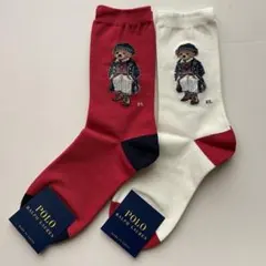 Polo Ralph Lauren ポロベアソックス 2足セット　617