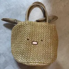 sumikogurashi×a-jolie コラボ　かごバッグ　とんかつ