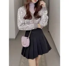 カーディガン 幾何学柄 薄手 ニットVネック 春 夏 秋 冬 rut669