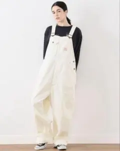 BIGMAC × BEAMS BOY / 別注 オーバーオール　アイボリー