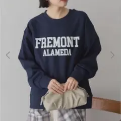 【美品】AMERICAN HOLIC カレッジロゴ裏毛プルオーバー M