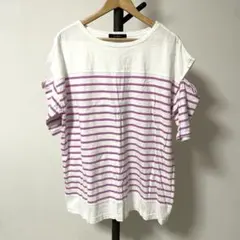 オーバーサイズ 半袖 Tシャツ ボーダーのサムネイル