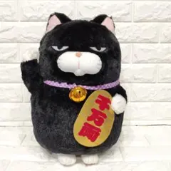 ひげまんじゅう　招き猫　其の参　BIGぬいぐるみ まねお ひげまんじゅう 招き猫 其の参 BIGぬいぐるみ まねお - メルカリ