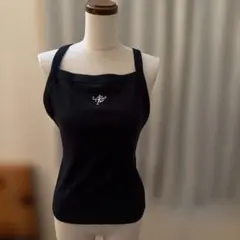 Abercrombie & Fitch リブタンクトップ ブラックのサムネイル