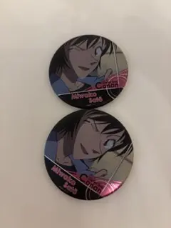 名探偵コナン　コナンプラザ　缶バッジ2点