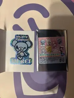 ナルミヤキャラクターズ　ホログラムステッカー　ポンポネット　ミントくん