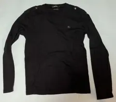 【Burberry Black Label】ロングスリーブ Vネック カットソー