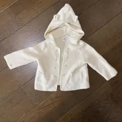 baby GAP くま耳フード付きニットカーディガン 80cm