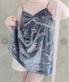 Print Camisole LaceTunic プリントキャミレースチュニック - メルカリ