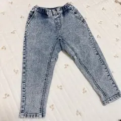 【美品】ブランシェス　ガーデナーテーパードパンツ　110cm