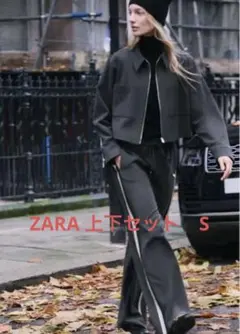 ZARA レディース　サイドパネルショート　ジャケット