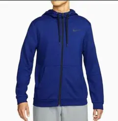 NIKE(ナイキ)DRI-FIT フルジップパーカー XXL フーディー ブルー