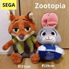 ズートピア　SEGA　ニック　ジュディ　ぬいぐるみ　Zootopia