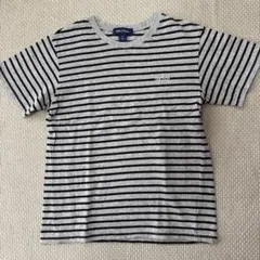 NAUTICA ボーダー Tシャツ グレー×ブラック 150のサムネイル