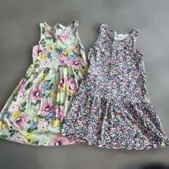 H&M キッズ ノースリーブワンピース 2枚セット 110-116cmのサムネイル
