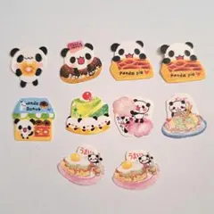 シール パンダ 平成 当時 平成レトロ フレークシール 当時物