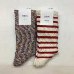 未使用 rasox ラソックス ソックス　2点セット サイズL