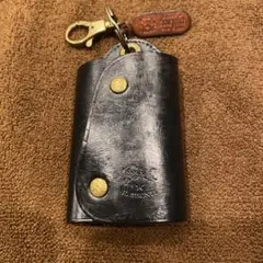 IL BISONTE レザー キーケース ブラック
