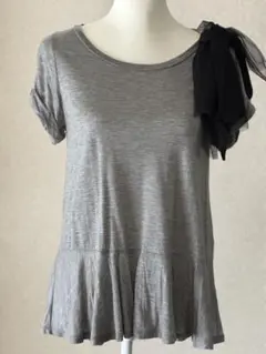 ✨値下げ　LANVIN en bleu　リボン付き　Tシャツ　カットソー