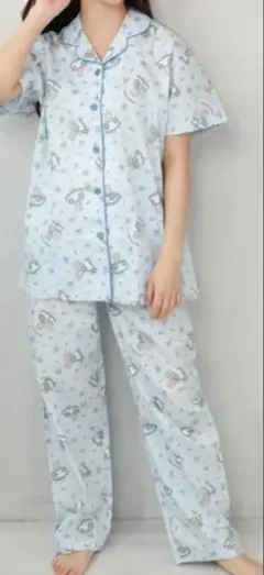 新品　サンリオ　マロンクリーム　半袖＆長ズボンパジャマ　綿100％